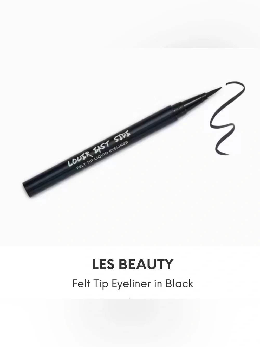 LES Beauty Felt Tip Liquid Eyeliner in Black | Brand New In Box